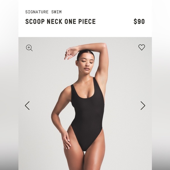 SKIMS SIGNATURE SWIM SCOOP NECK ONE PIECE 2X XXL NEW NWT - Picture 4 of 4